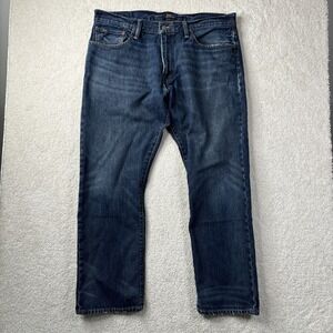 Polo Ralph Lauren Hampton Relaxed Straight Jeans Men's Size 36x30 Dark Wash
